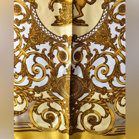 Authentic Hermes Carré 90 LES TUILERIES Tuileries Garden Silk Scarf W/Box - Picture 9 of 9